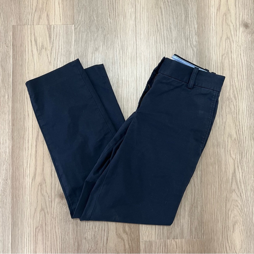Aritzia Navy Cotton Stretch Tailored Chino Pants Size 4
